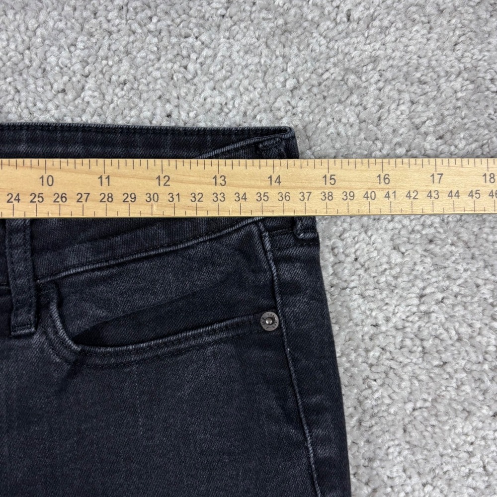Abercrombie & Fitch Womens 6S Faded Black Skinny Jeans W28 L29 Mid Rise Stretch - Picture 8 of 13